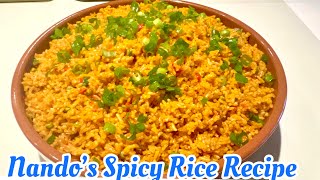 How to make Spicy Nando’s Rice [upl. by Aynotak686]