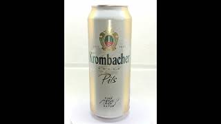 Empty Beer Can KROMBACHER 500 ml Germany 2018 Top Open [upl. by Artemis]