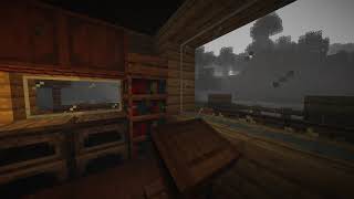 Minecraft Relax  Rain with Gymnopedie no1 [upl. by Oknuj]