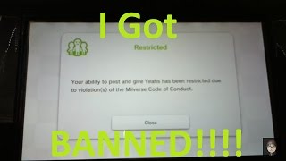 Getting banned from miiverse FOR NO REASON [upl. by Dede]