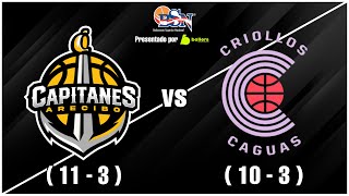 BSN  Capitanes de Arecibo 113 vs Criollos de Caguas 103 SomosLaPresion 🫀 [upl. by Trela59]