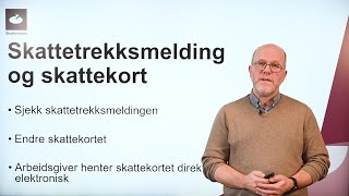 Skattetrekksmelding og skattekort [upl. by Anada326]