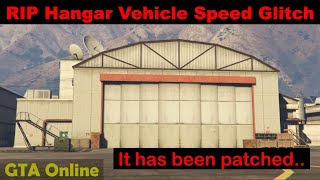 Hangar Vehicle Speed Glitch Is PATCHED😡Proof Rockstar Games Is SEVERELY ALLERGIC To quotFUNquot [upl. by Adelaja]