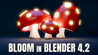 Where is BLOOM in Blender 4 2 [upl. by Enneillij]