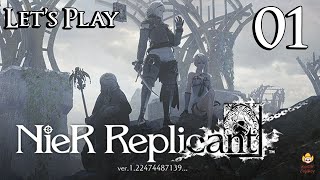 NieR Replicant  Lets Play Part 1 The Book [upl. by Melburn870]