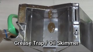 Grease Trap  Oil Skimmer  Kitchen Sink [upl. by Lizette117]