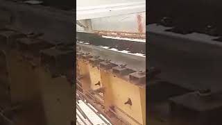 RoB bowstring girder work in progressindianrailways subscribe viralvideo civilengineering [upl. by Izmar]