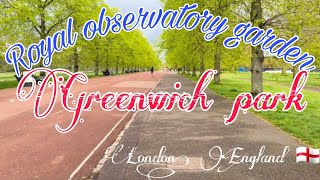 Royal Observatory Garden  Greenwich Park  London  England [upl. by Anaitit]