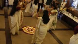 Thiruvathira  Kaithapoo Manamenthe  Cypress Point Onam 2013 [upl. by Ledairam968]