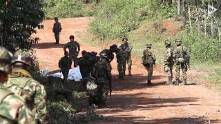 Ataque de las Farc en el Cauca deja diez militares muertos [upl. by Elleina222]