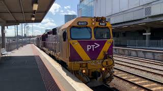 VLine N467 City of Stawell Arriving at Southern Cross Station from Warrnambool [upl. by Yttig404]