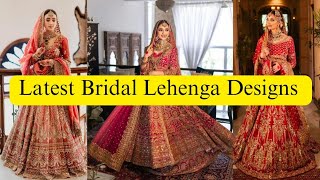 Latest Bridal Lehenga Designs 2024  Gorgeous Pakistani Bridal Dresses [upl. by Yerfoeg]