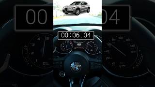 2022 Alfa Romeo Stelvio Sprint 060 Test 20L 4cyl Turbo 8 Spd Auto RWD 280hp 306 lbft shorts [upl. by Ococ]