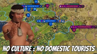 Civ 6 Culture Victory  15 cities by turn 100 3 Mapuche Deity Gameplay Civilization 6 [upl. by Hazlett]