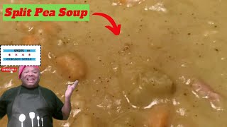 Chef Trips Easy Homemade Split Pea Soup wHam Carrots amp Potatoes [upl. by Branch]