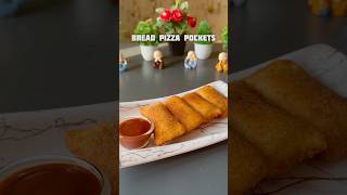 Trending Recipe of Bread Pizza Pockets shorts recipe snacks pizza bread [upl. by Mcmath]