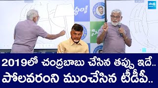 Ambati Rambabu Explained About Chandrababu Mistakes In Polavaram Project  SakshiTVLIVE [upl. by Ikram]