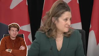 Freeland Explains Her INSANE Plan To Destroy Canada [upl. by Kissner]