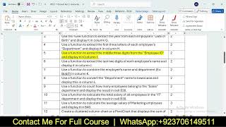 BTEC 110 Excel Test 2 Instructions  Excel Test 2  FirstNameLastNameBTEC 110Test 2FA24 [upl. by Mathews491]