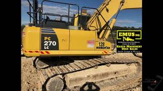 2011 Komatsu PC270LC8 27ton Excavator  MS491 [upl. by Alatea964]