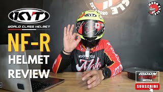 Poging Dual Visor Helmet  KYT NFR  Helmet Review [upl. by Tayib]