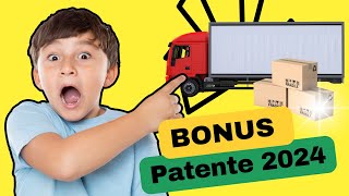 Bonus Patente 2024 Fino a 2500 Euro per la Tua Patente di Autotrasporto [upl. by Annawat]