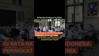 IQ Rendah Anak Sekolah Di Negara Subur neurosains shortsfeed [upl. by Karp740]