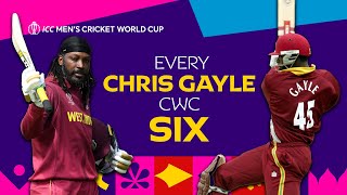 Every Chris Gayle six at the Cricket World Cup [upl. by Kutzer167]