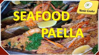 Paella  Simple Seafood Paella  Pinoy Style  Nonie Cooks S1E4 [upl. by Htor]