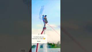 What happened 🤔 flyboarding flyboard top ytshorts waterflyboard foryou viral shorts ytshort [upl. by Sup]