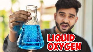 Drinking Liquid Oxygen at Home  100 Pure [upl. by Oremodlab906]