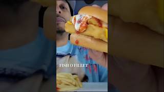 McDonalds FISH O FILLET SUPER SAUSE DRIP mcdonalds fishofillet fishsandwich sause ytshorts [upl. by Tayyebeb]