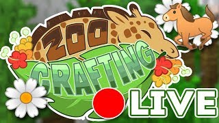 Riding into the Meadow of Horses 🐴🌼 Zoo Crafting • LIVE 🔴 [upl. by Sekofski265]