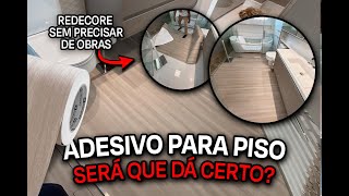 ADESIVOS PARA PISOS DE MÁRMORE E MADEIRA  Transforme seu chão em minutos [upl. by Atinot963]