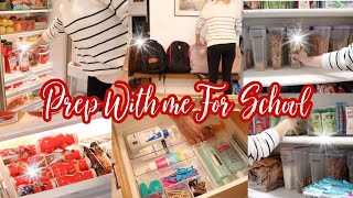 BACK TO SCHOOL RESTOCK AND PREP WITH ME [upl. by Enelahs353]