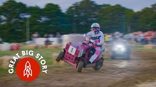 Inside the Indy 500 of Lawnmower Races [upl. by Klarrisa]