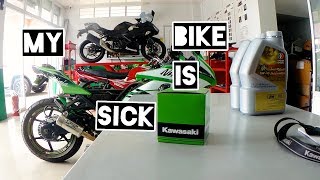 NINJA 400 Second Service Check Up  Kawasaki Service Center [upl. by Kciwdahc]