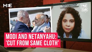 IndiaIsrael Rana Ayyub on the parallels between Modi and Netanyahu  Real Talk [upl. by Kennan]