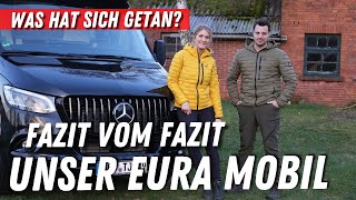 Fazit 20 👉🏻1 Jahr Eura Mobil Profila 🚐 Was wurde AUSGEBESSERT amp was macht die Tür❓ homegeparkt [upl. by Annovoj737]