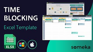 Time Blocking Template  Your Schedule Planner in Excel [upl. by Philender]