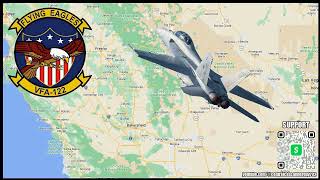 Military Aviation Audio Over Central California  March 5 2024 [upl. by Aspa]