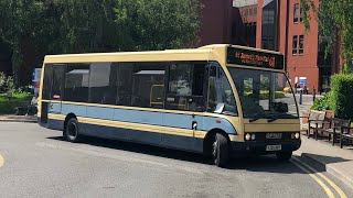 beast Yorkshire buses Optare Solo YJ05 WBY route 61 [upl. by Athey]