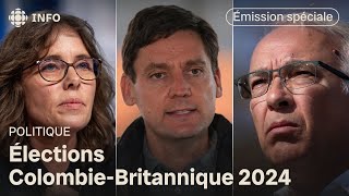 Élections ColombieBritannique 2024  revoyez notre émission spéciale sur la soirée électorale [upl. by Gilberto]