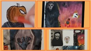 Full Compilation Of My Halloween Art Calendar 2024  BONUS [upl. by Stclair635]