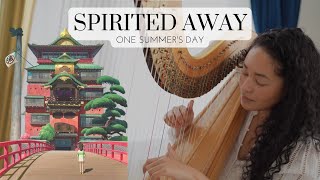 Spirited Away  One Summers Day Harp Cover [upl. by Wunder]