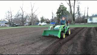 Plowing garden in Jan with a JD 2305 [upl. by Zela]