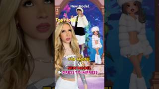 TOP MODEL VS NEW MODEL in DRESS TO IMPRESS on ROBLOX… W nicoblox [upl. by Dorkas]