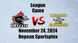 Nepean Wildcats U13c vs Glengarry Highlanders 20241124 [upl. by Annayr]