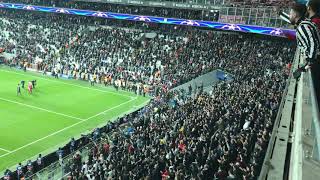 Besiktas fans celebrating Thomas Müller  Quaresma stimulate his fans [upl. by Clayborn]