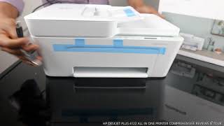 HP DESKJET PLUS 4122 ALL IN ONE PRINTER COMPREHENSIVE REVIEWS amp TOUR [upl. by Noied]